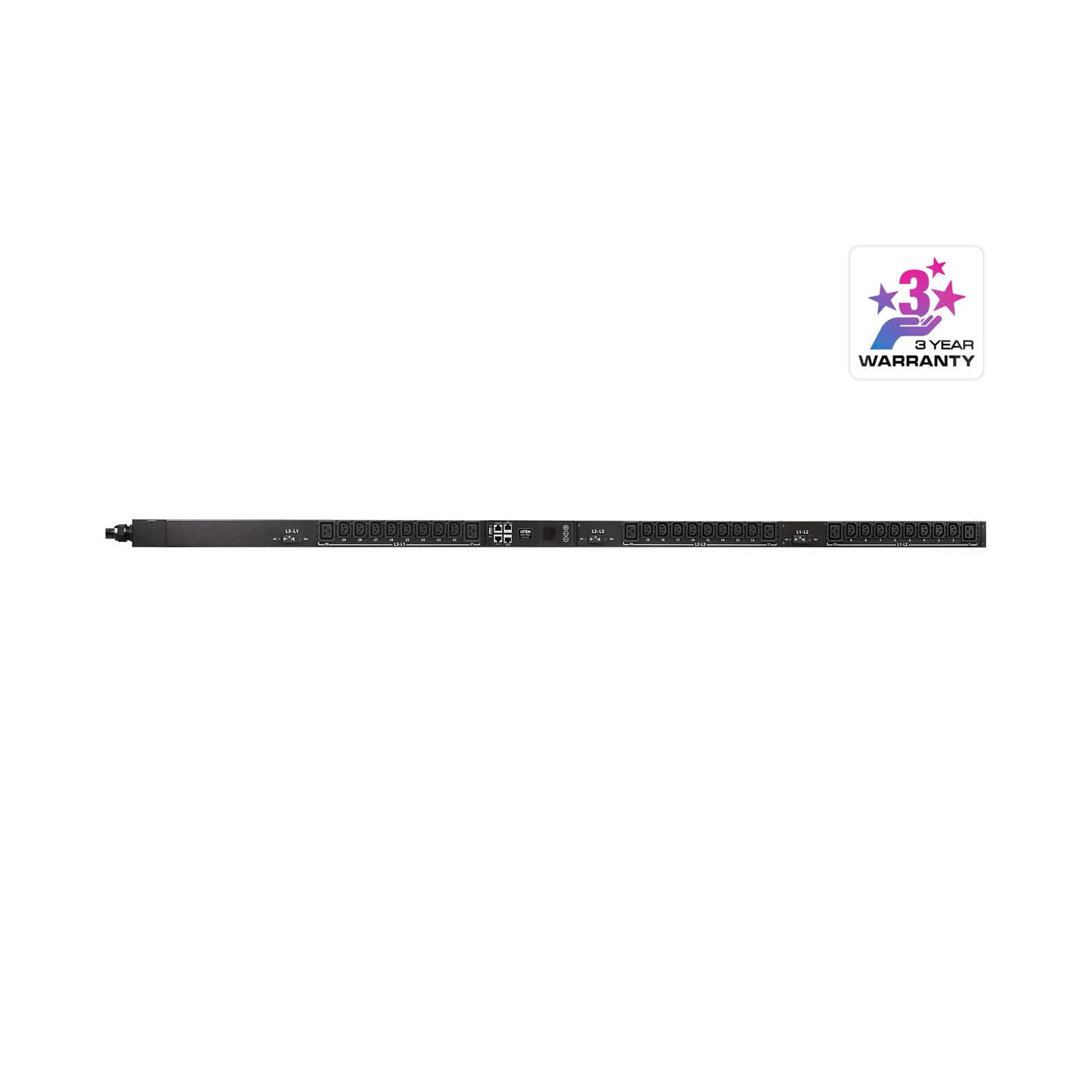 ATEN PG96330 30A/32A 30-Outlet 3-Phase Switched eco PDU