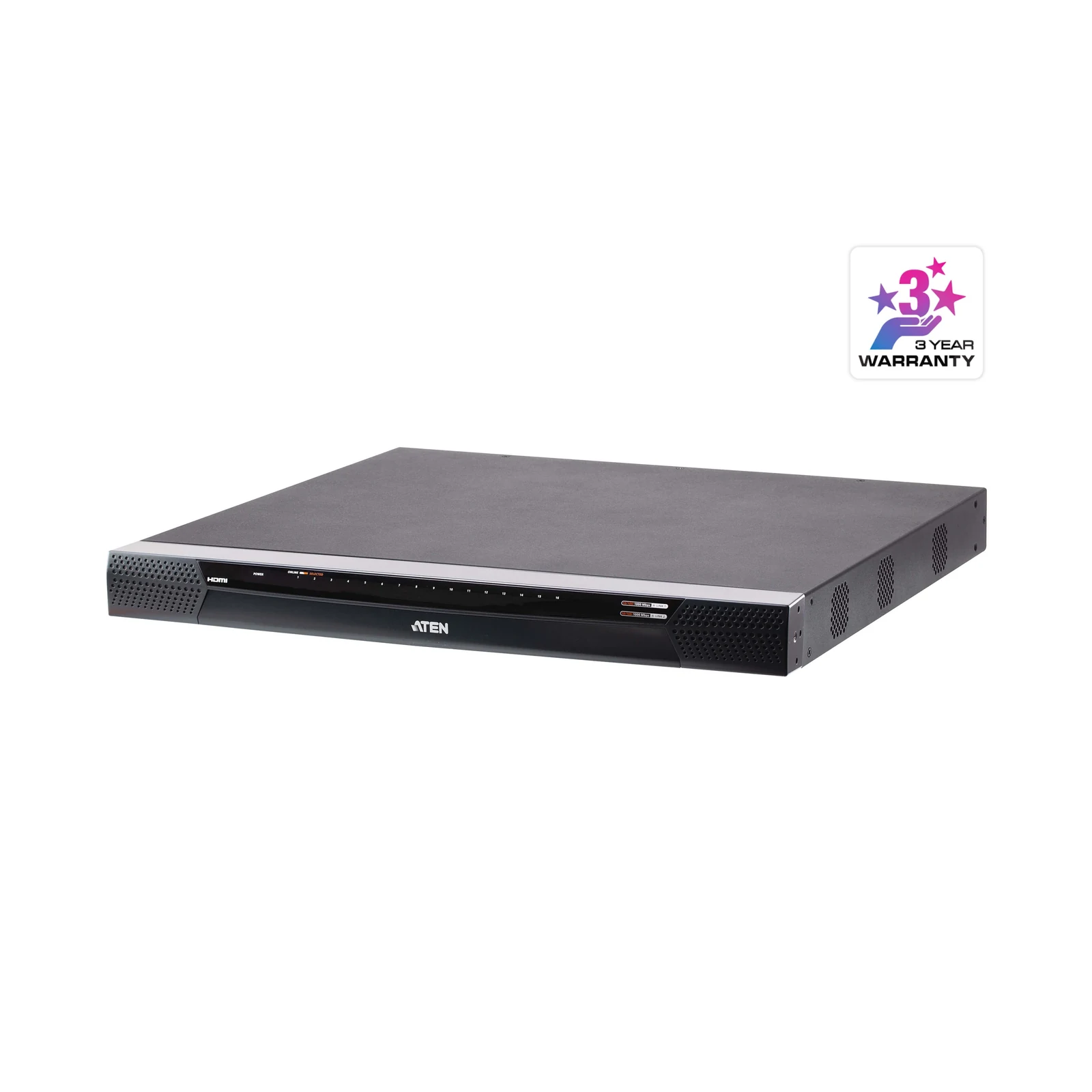 ATEN RCM816A 1-Local/8-Remote Shared Access 16-Port Multi-Interface Cat 5 KVM over IP Switch