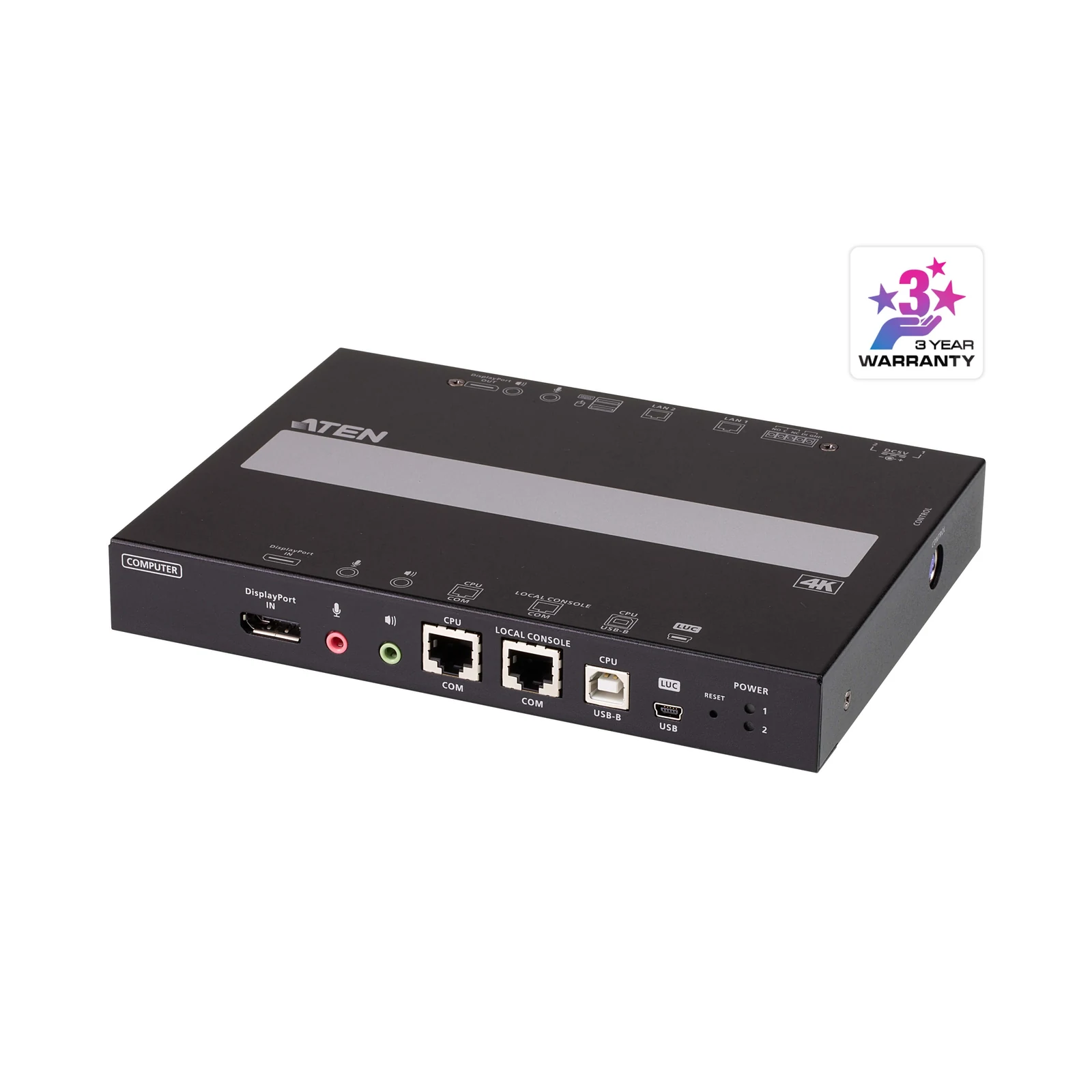 ATEN RCMDP101U 1-Local/Remote Share Access Single Port 4K DisplayPort KVM over IP Switch