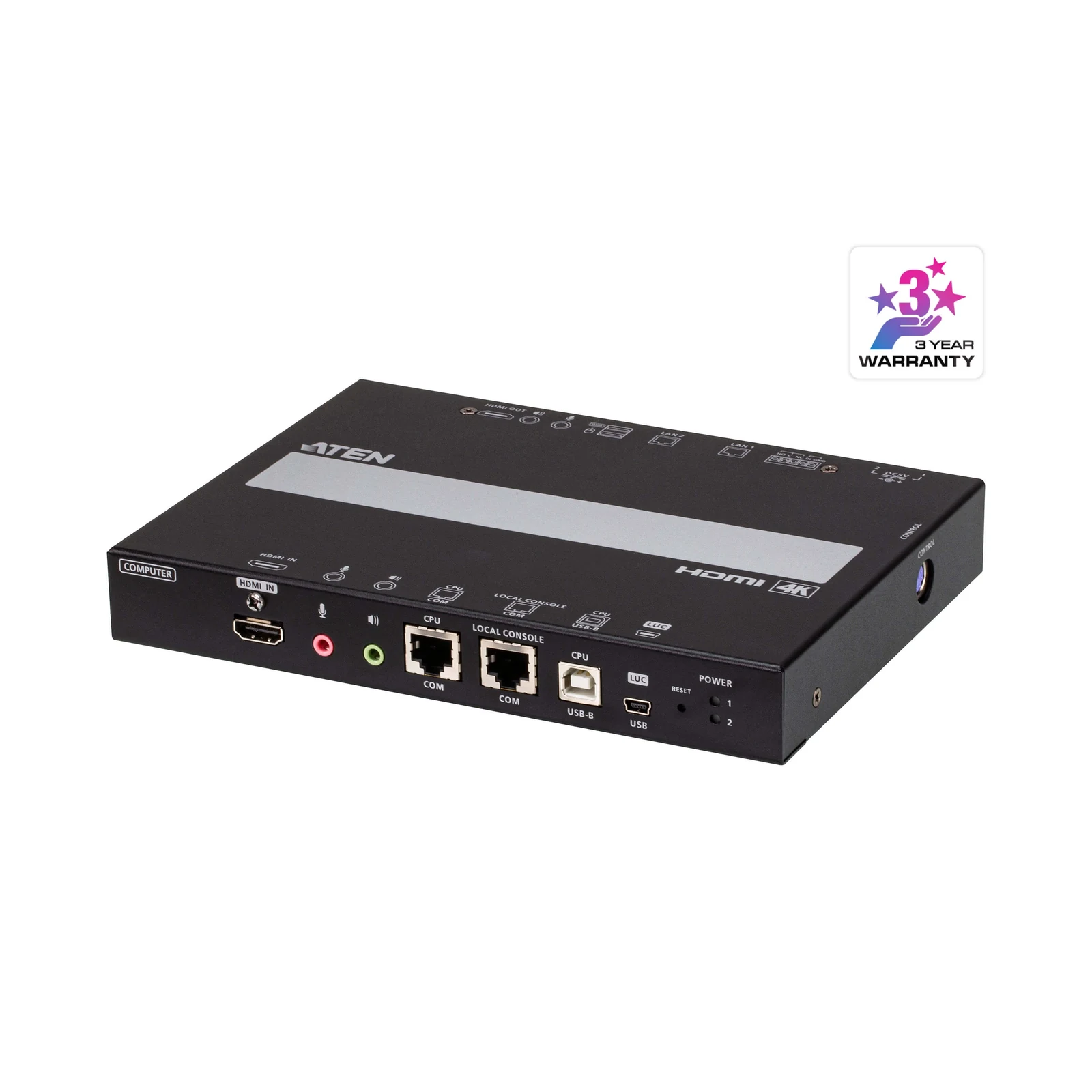 ATEN RCMHD101U 1-Local / Remote Shared Access Single Port 4K HDMI KVM over IP Switch
