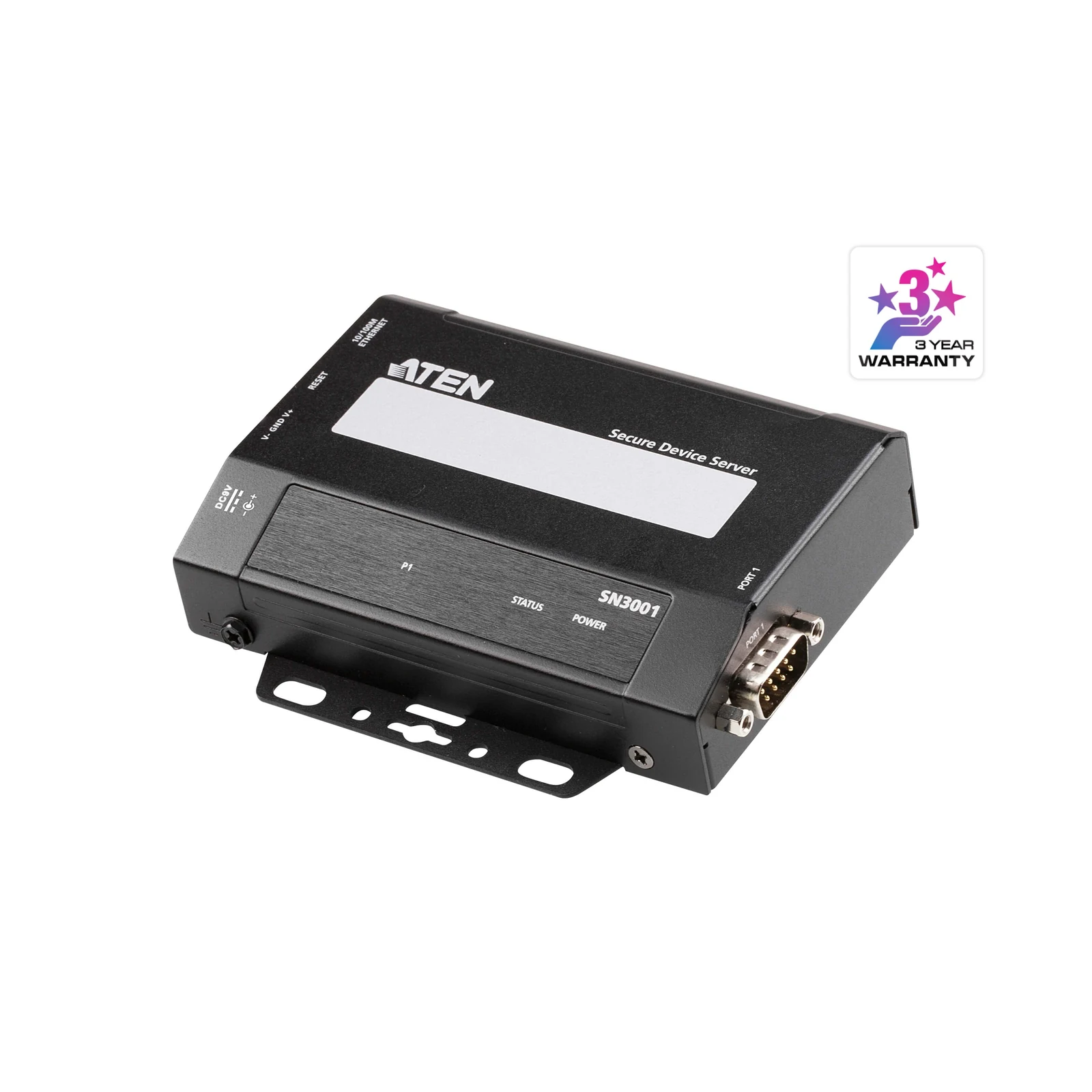 ATEN SN3001 1-Port RS-232 Secure Serial Device Server