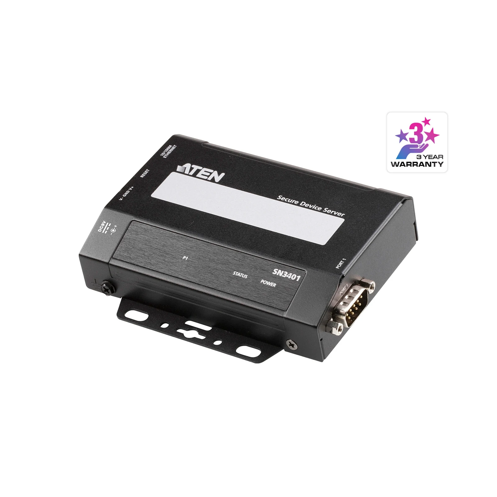 ATEN SN3401 1-Port RS-232/422/485 Secure Serial Device Server