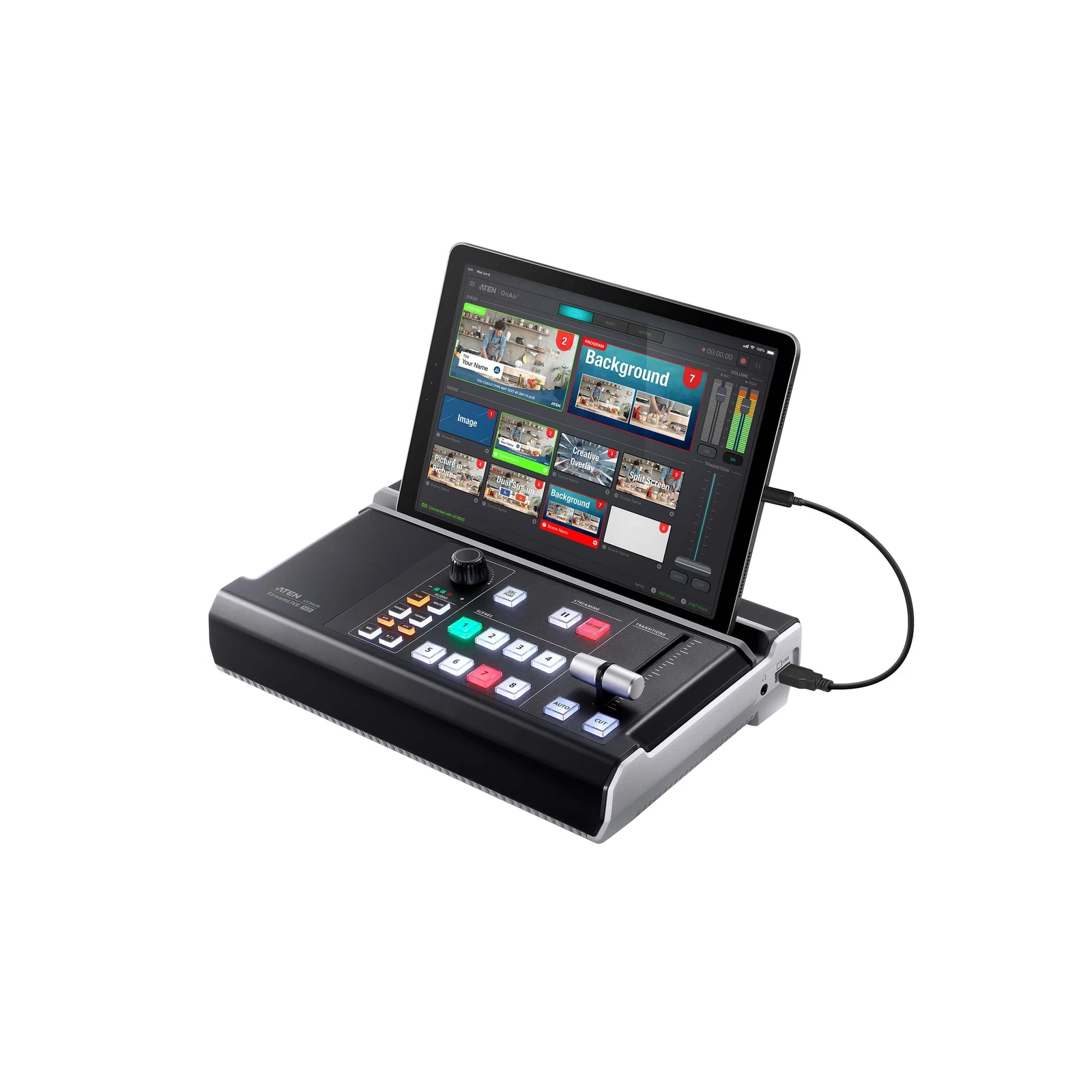 ATEN UC9020 StreamLive™ HD All-in-one Multi-channel AV Mixer