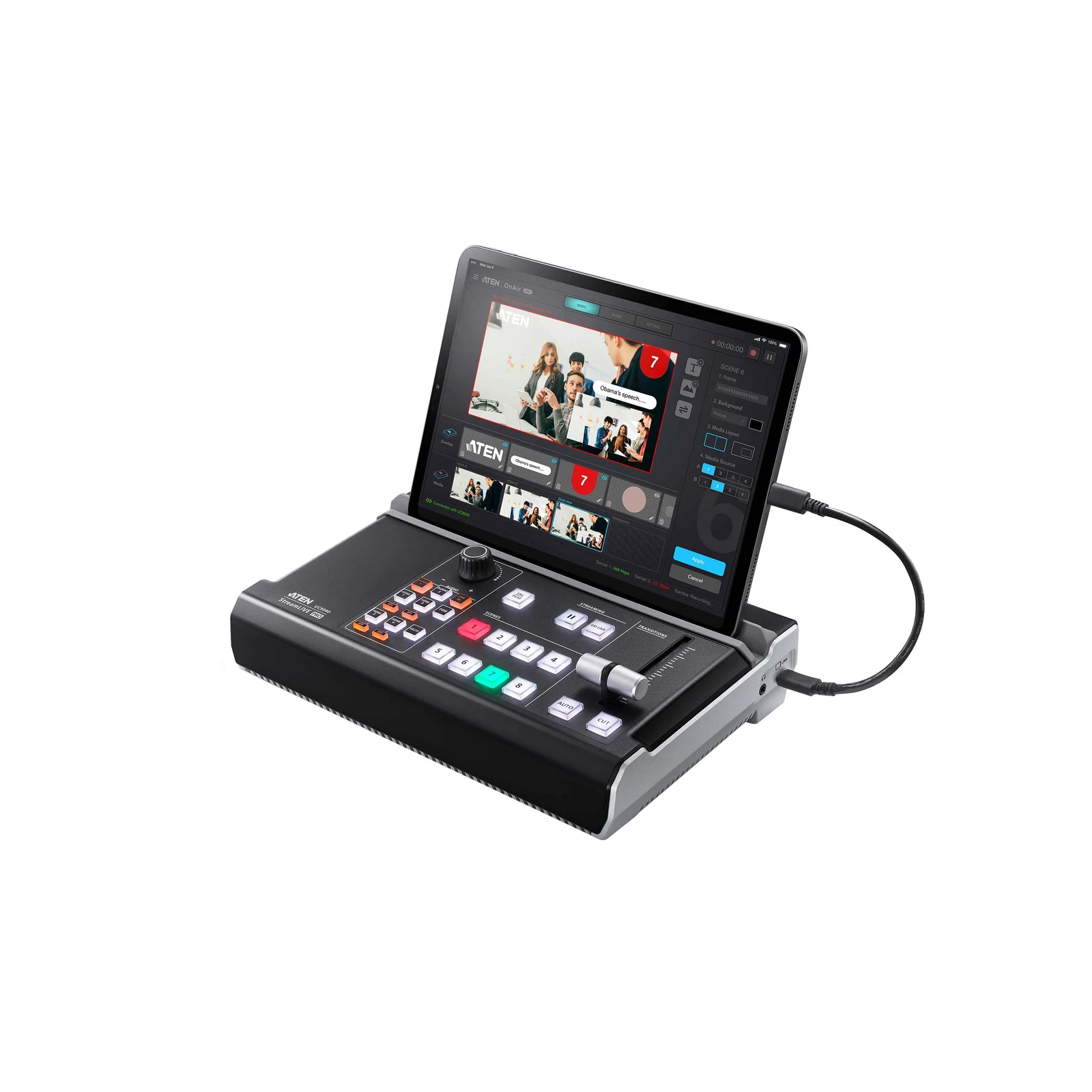 ATEN UC9040 StreamLIVE™ PRO All-in-one Multi-channel AV Mixer