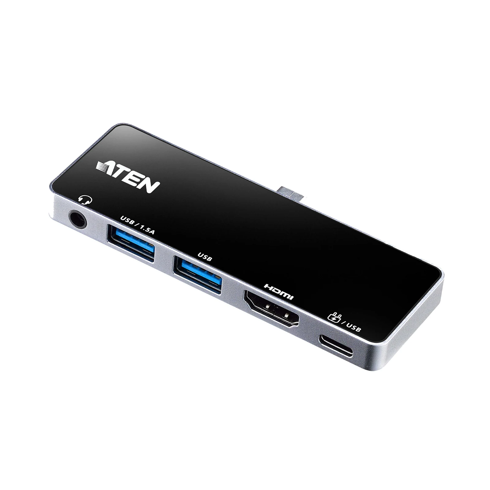 ATEN UH3238 USB-C Travel Dock with Power Pass-Through