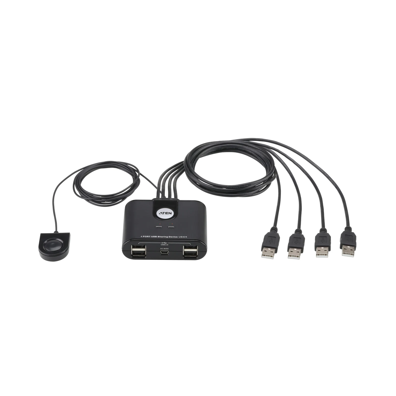 ATEN US424 4 x 4 USB 2.0 Peripheral Sharing Switch
