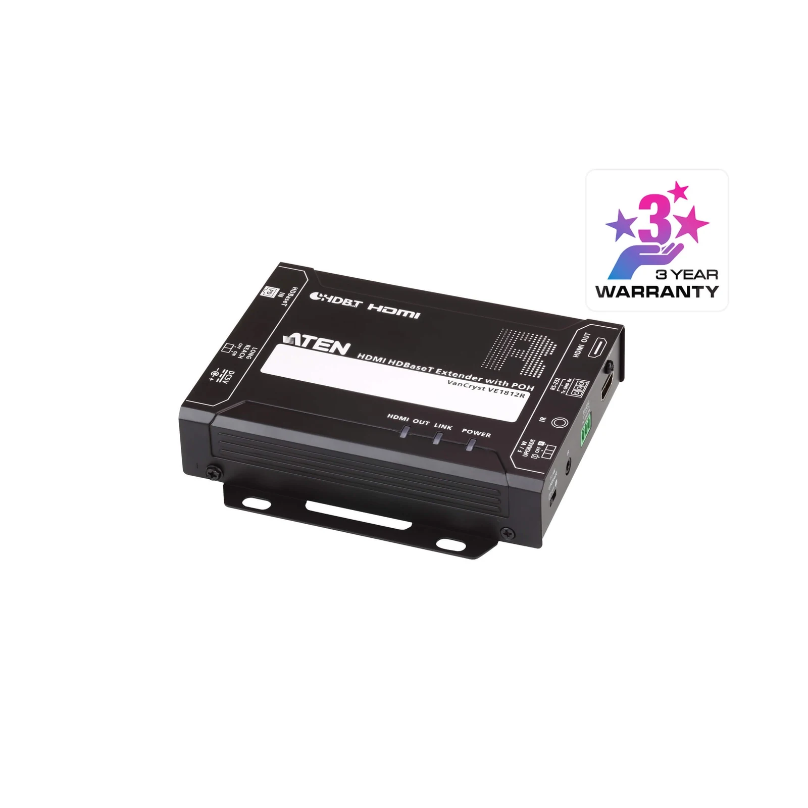 ATEN VE1812R HDMI HDBaseT Receiver with PoH (4K@100m) (HDBaseT Class A) (PoH PD)