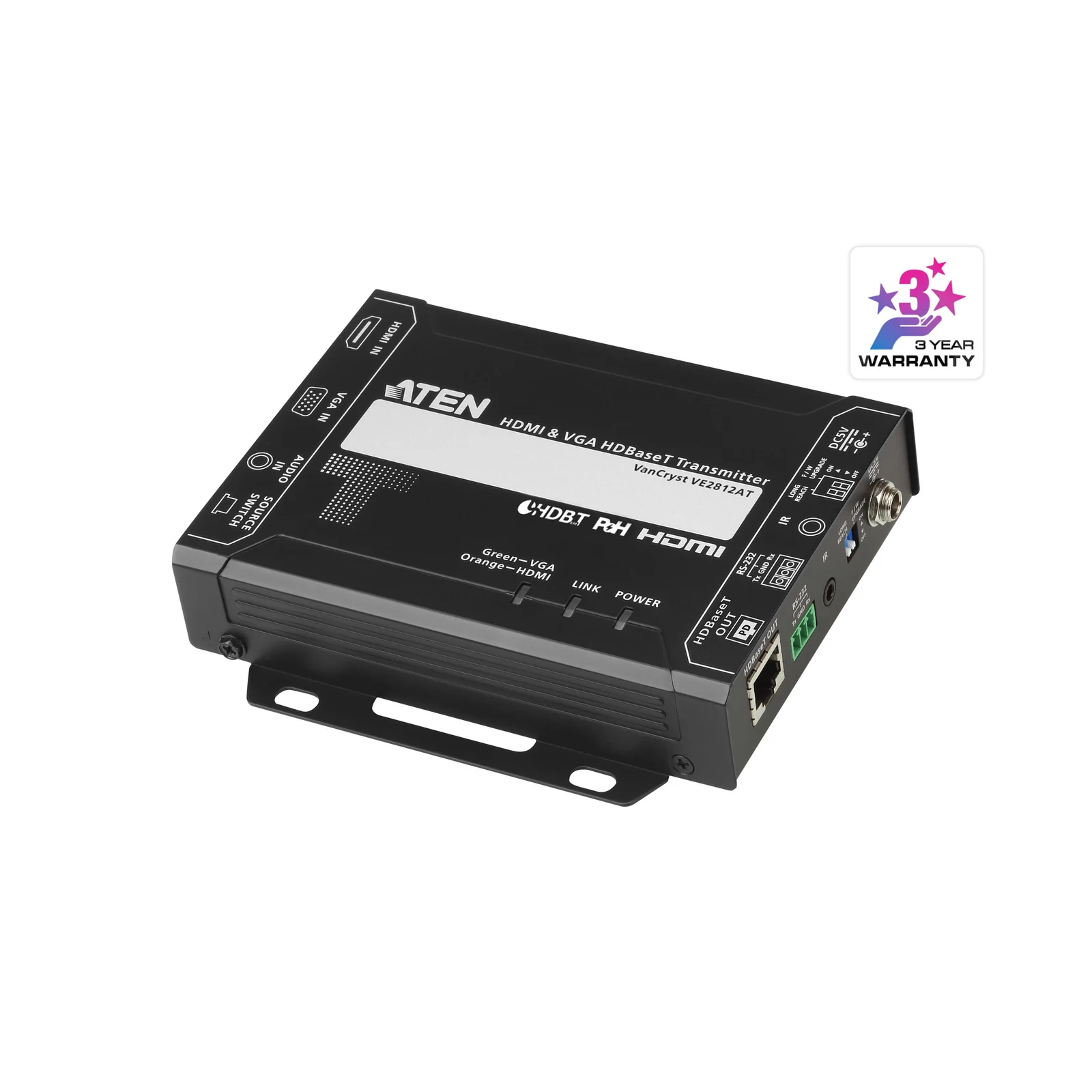 ATEN VE2812AT HDMI & VGA HDBaseT Transmitter with POH (4K@100m) (HDBaseT Class A) (PoH PD)