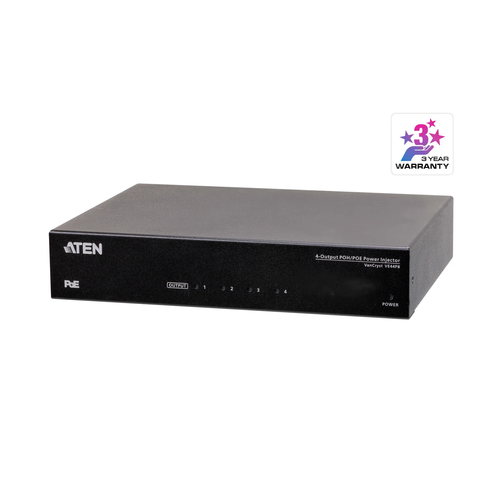 ATEN VE44PB 4-Output PoH/PoE Power Injector
