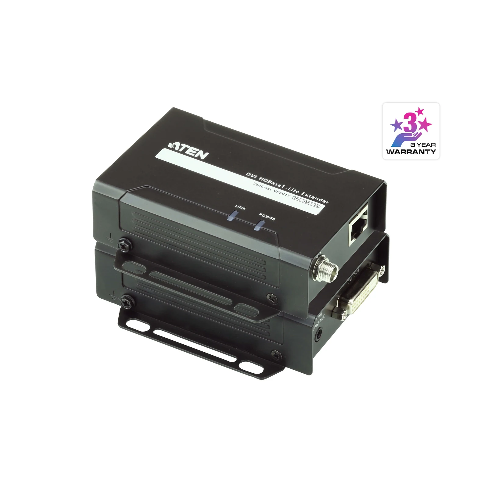 ATEN VE601 DVI HDBaseT-Lite Extender (1080p@70m) (HDBaseT Class B)