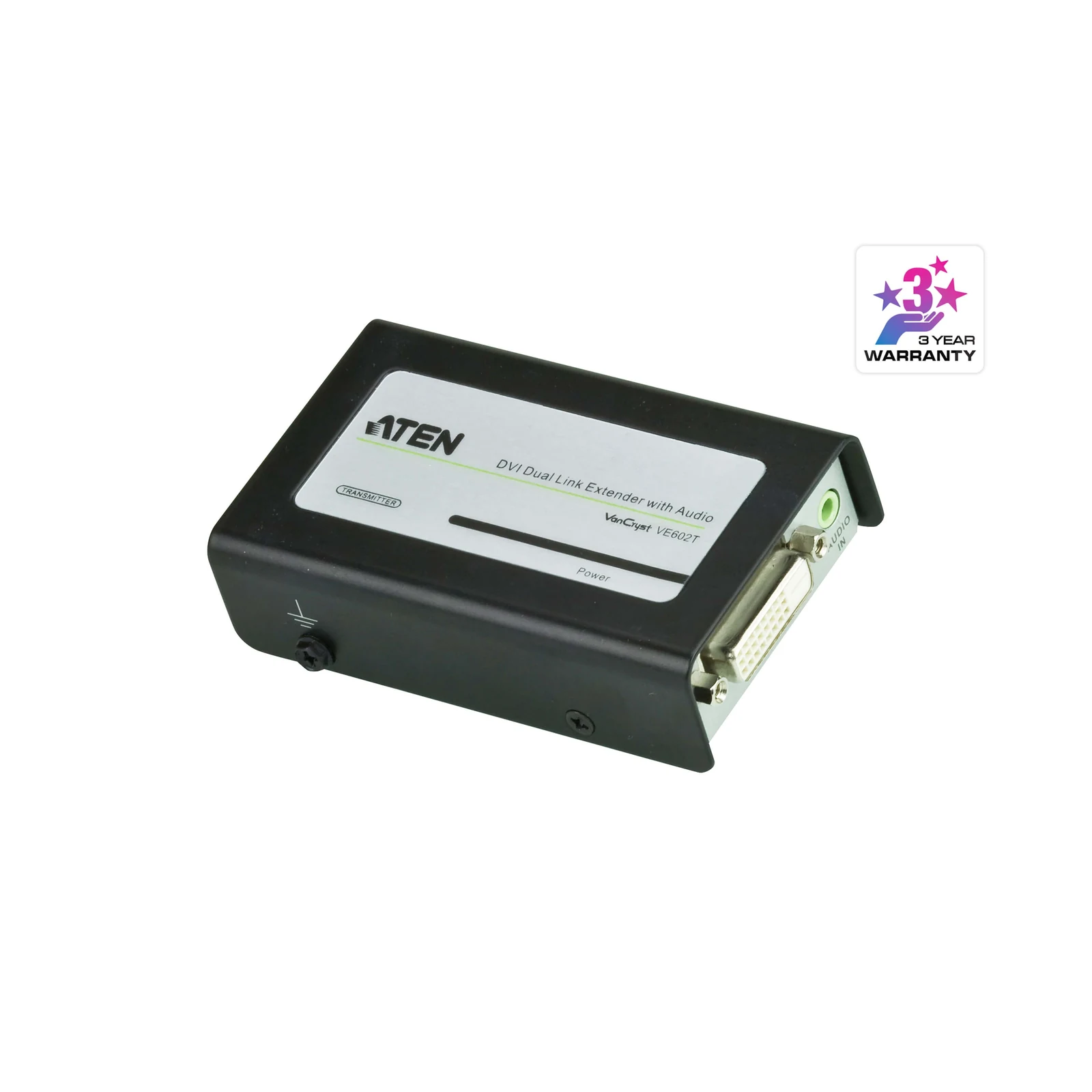 ATEN VE602 DVI Dual Link/Audio Cat 5 Extender (2560 x 1600@40m)