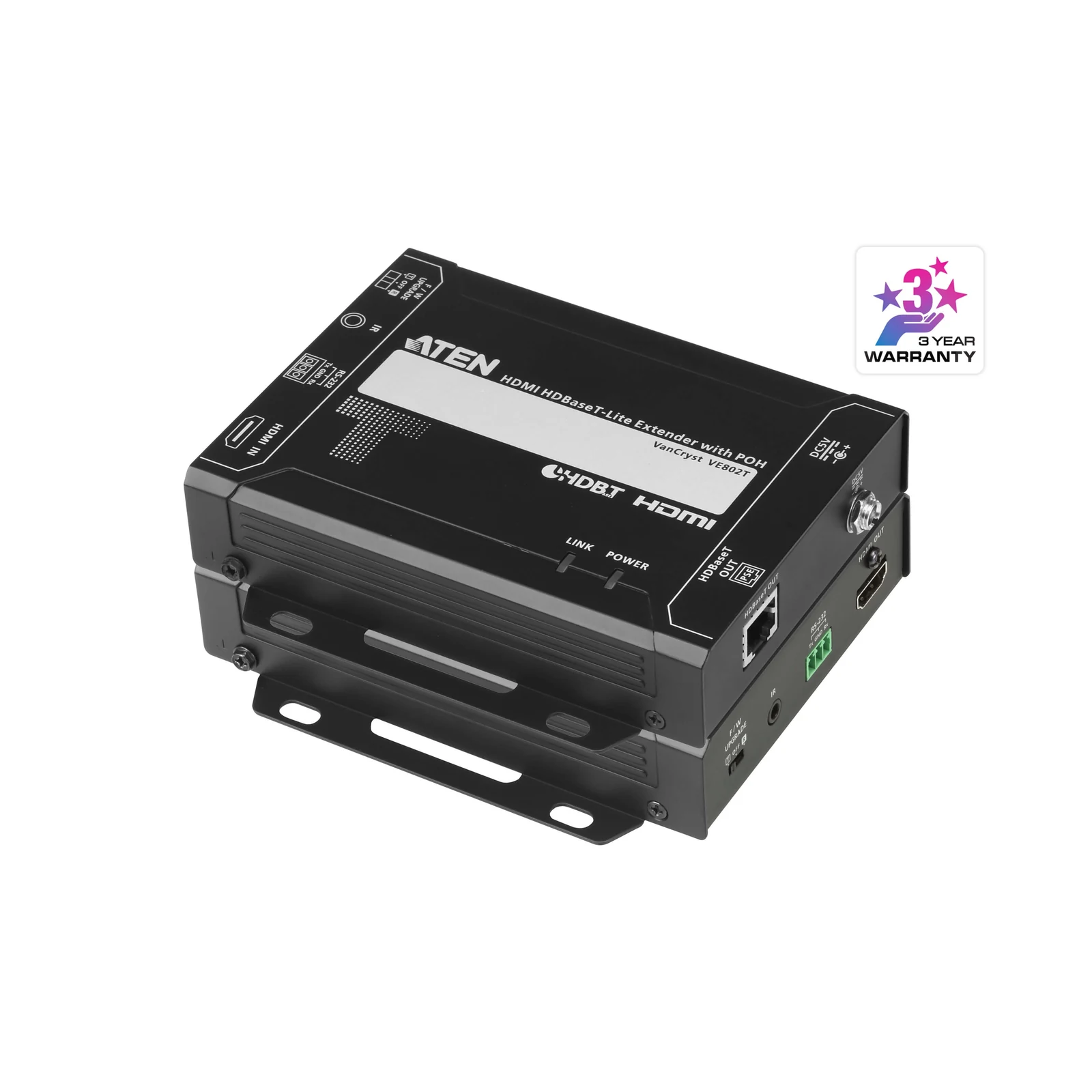 ATEN VE802 HDMI HDBaseT-Lite Extender with PoH (4K@40m) (HDBaseT Class B)