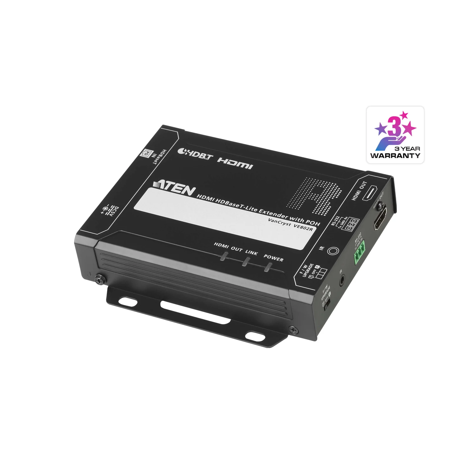 ATEN VE802R HDMI HDBaseT-Lite Receiver with PoH (4K@40m) (HDBaseT Class B) (PoH PD)