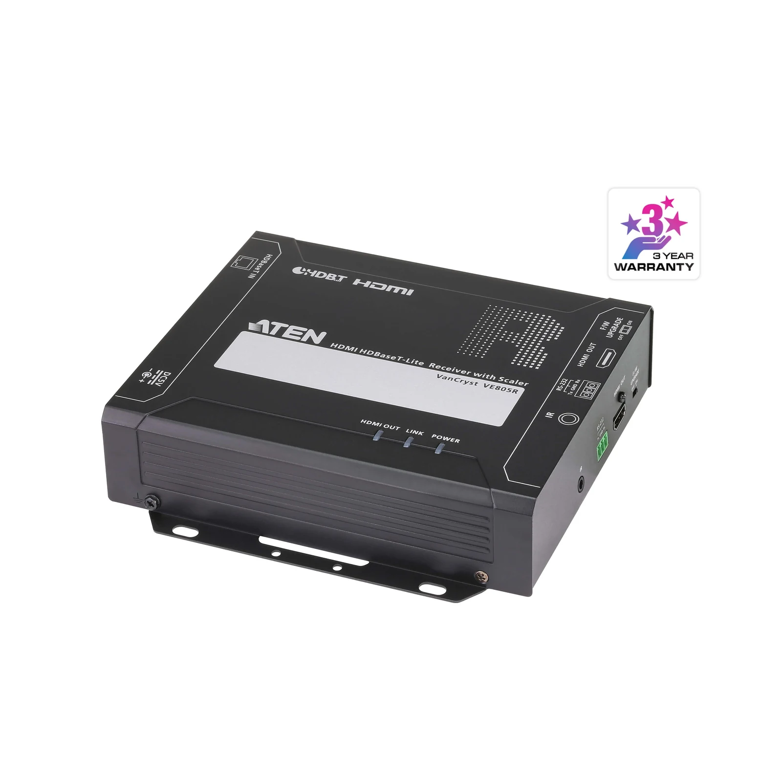 ATEN VE805R HDMI HDBaseT-Lite Receiver with Scaler (1080p@70m) (HDBaseT Class B) – TAA