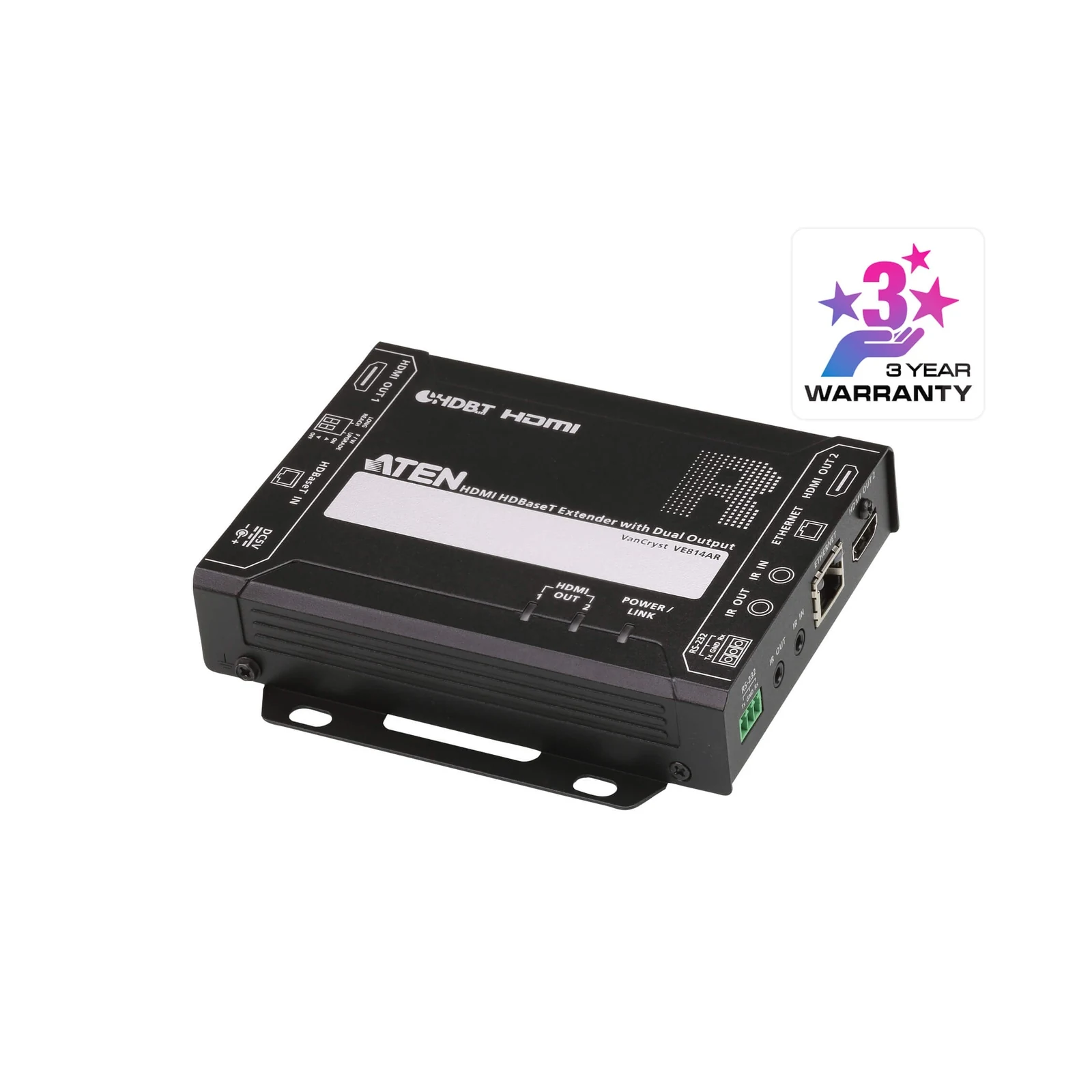 ATEN VE814AR HDMI HDBaseT Receiver with Dual Output (4K@100m) (HDBaseT Class A)