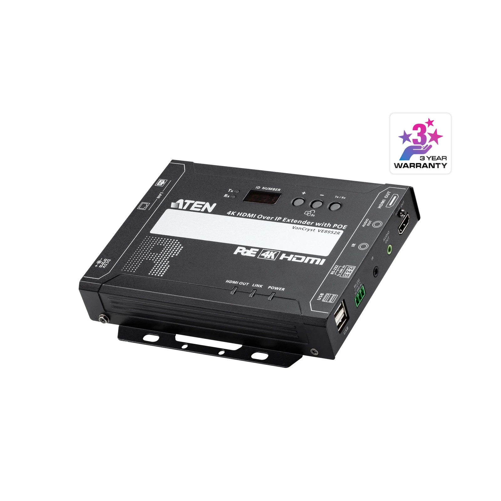 ATEN VE8952R 4K HDMI over IP Receiver with PoE