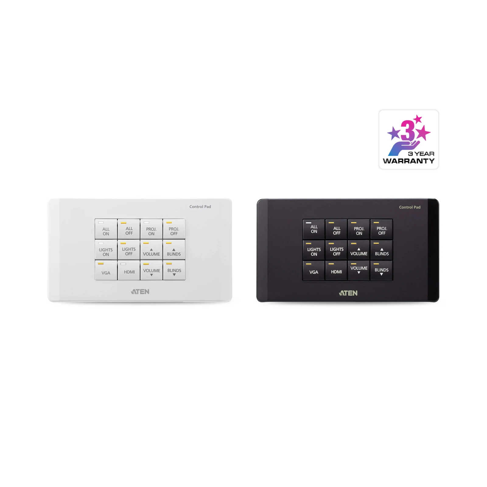 ATEN VK0200 ATEN Control System - 12-button Control Pad (EU, 2 Gang)