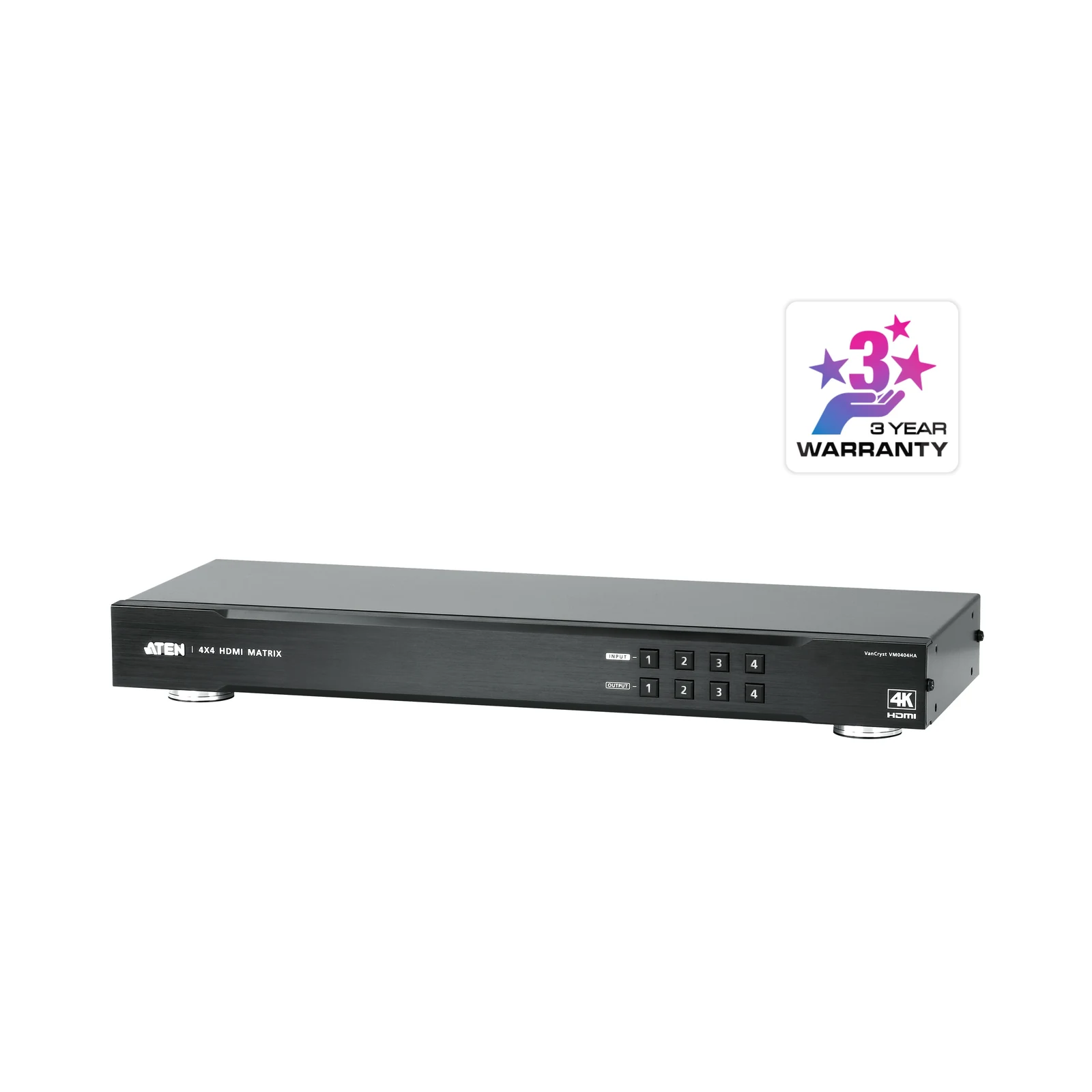 ATEN VM0404HA 4x4 4K HDMI Matrix Switch – TAA