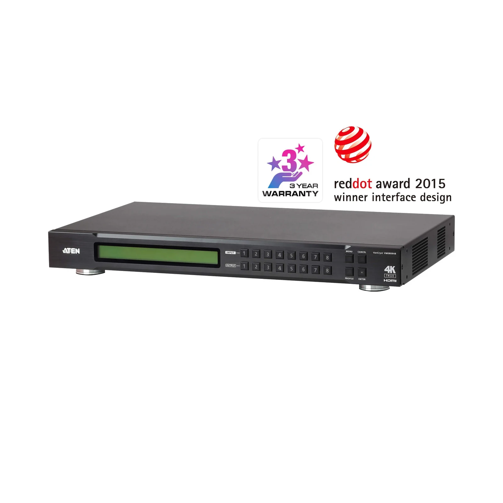 ATEN VM0808HB 8 x 8 True 4K HDMI Matrix Switch – TAA