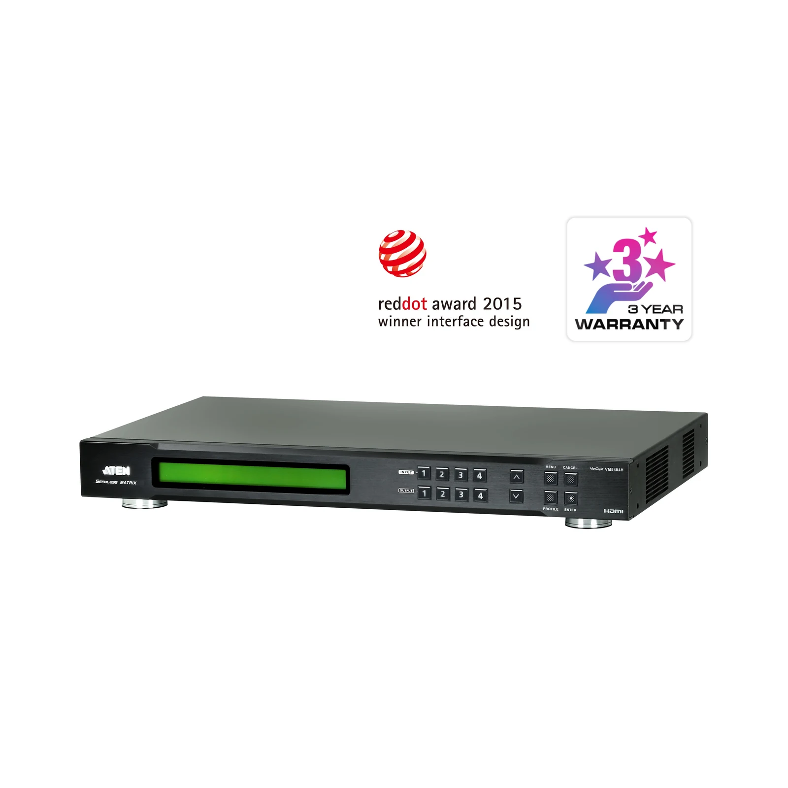 ATEN VM5404H 4 x 4 HDMI Matrix Switch with Scaler