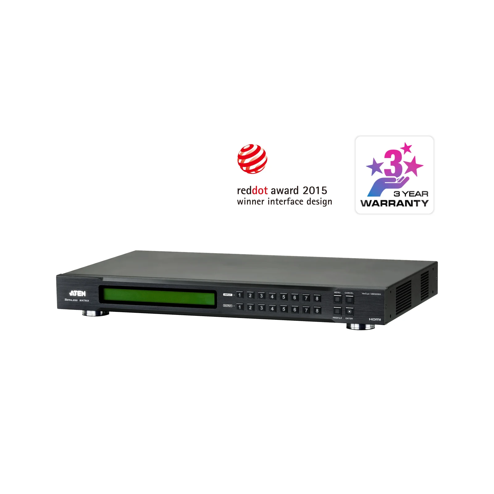 ATEN VM5808H 8 x 8 HDMI Matrix Switch with Scaler