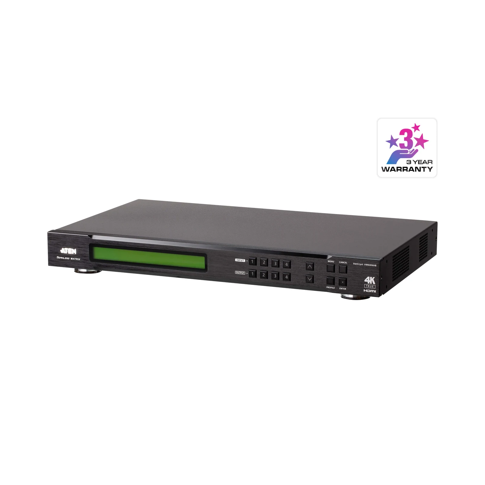 ATEN VM6404HB 4 x 4 True 4K HDMI Matrix Switch with Scaler – TAA