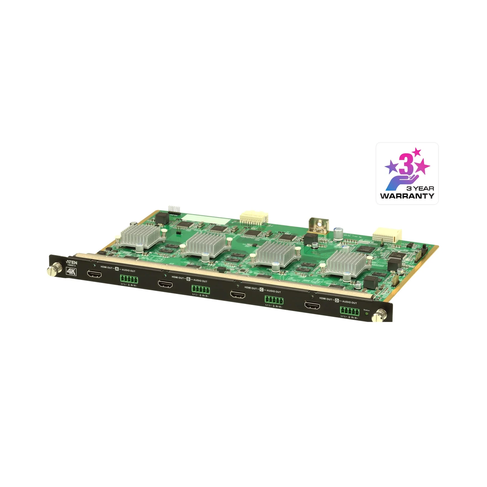 ATEN VM8814 4-Port 4K HDMI Output Board with Scaler – TAA
