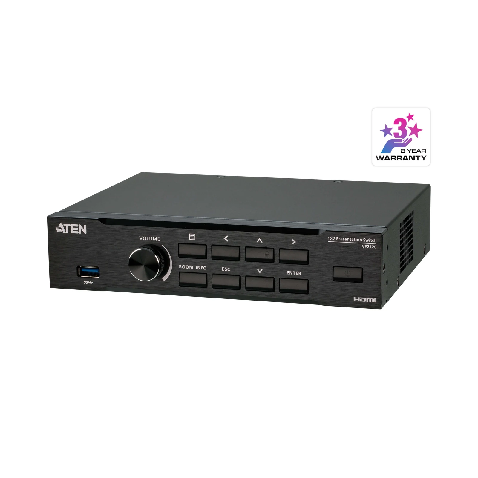 ATEN VP2120 Seamless Presentation Switch with Quad View Multistreaming