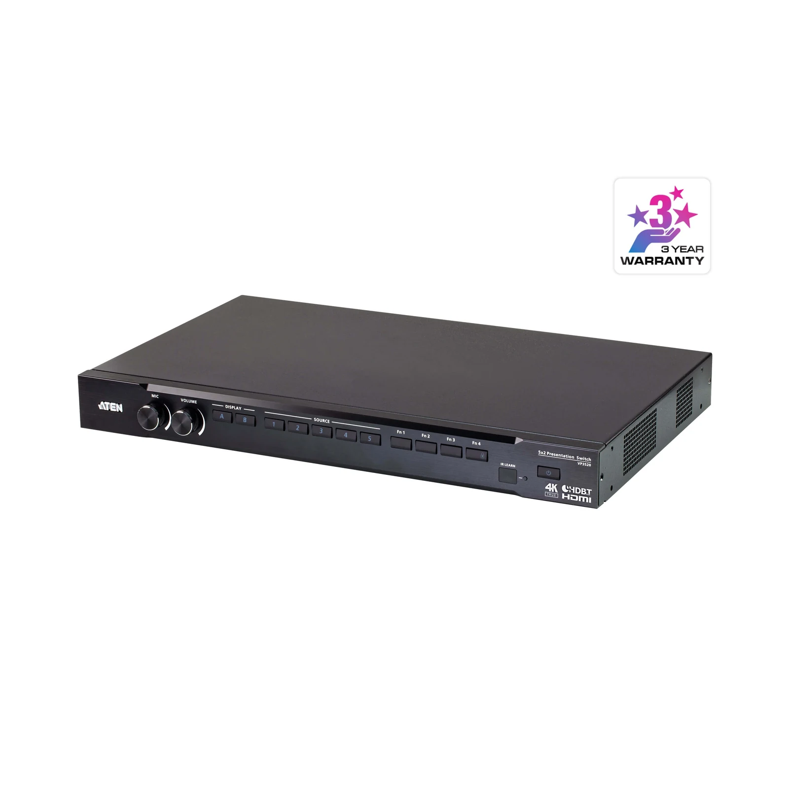 ATEN VP3520 5 x 2 True 4K Seamless Presentation Matrix Switch with Control