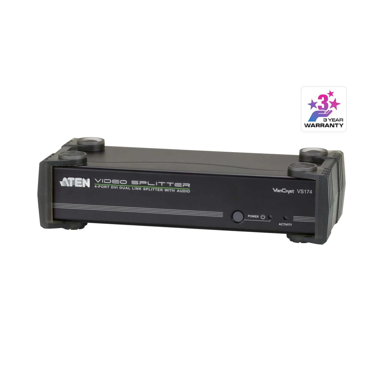 ATEN VS174 4-Port DVI Dual Link/Audio Splitter