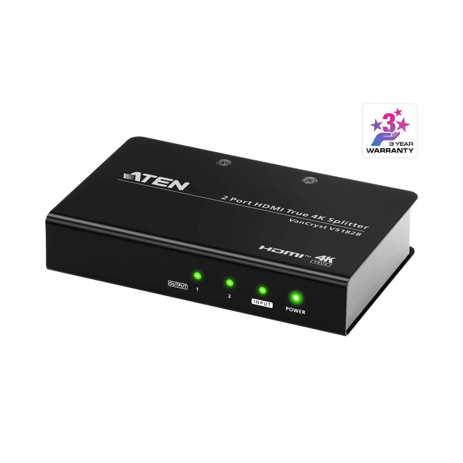 ATEN VS182B 2-Port True 4K HDMI Splitter