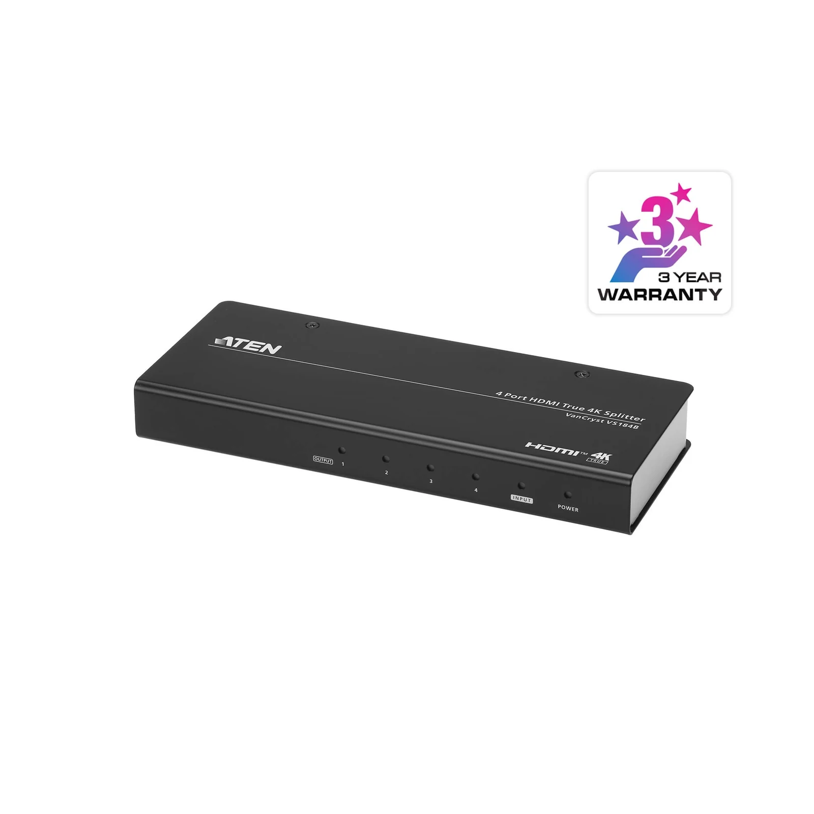 ATEN VS184B 4-Port True 4K HDMI Splitter