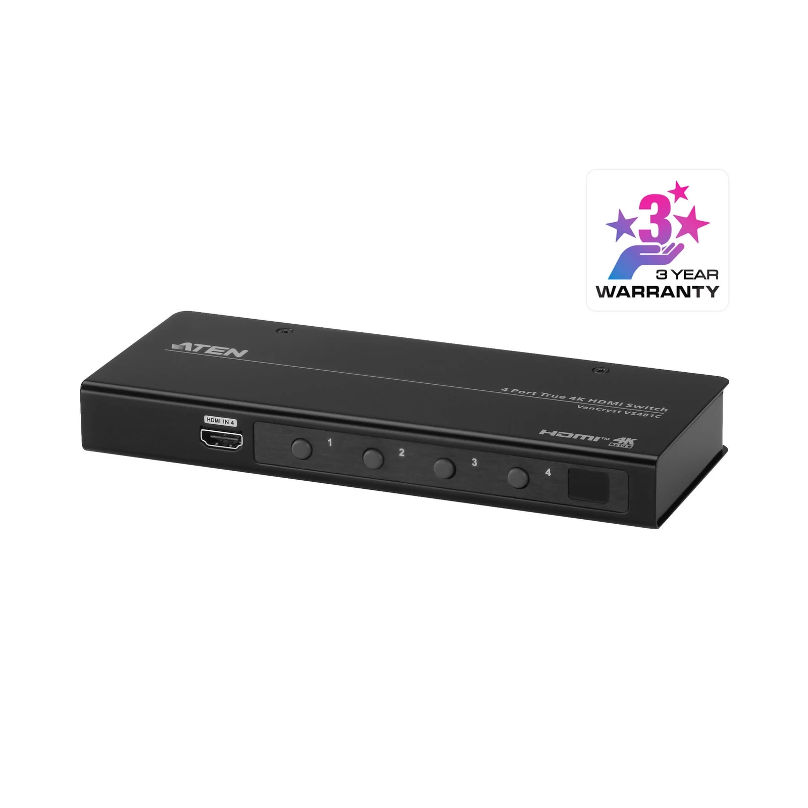 ATEN VS481C 4-Port True 4K HDMI Switch
