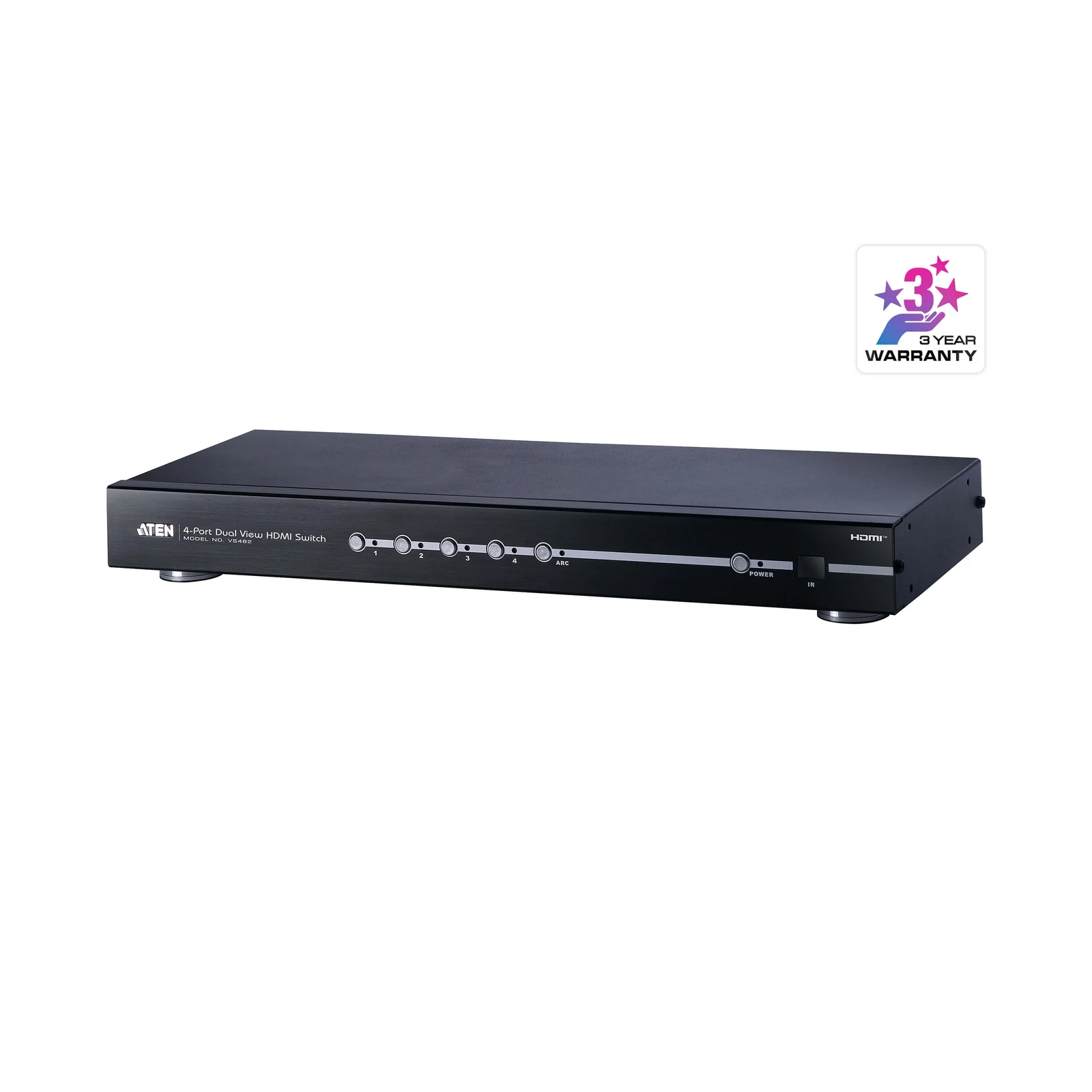 ATEN VS482 4-Port HDMI Switch with Dual Output