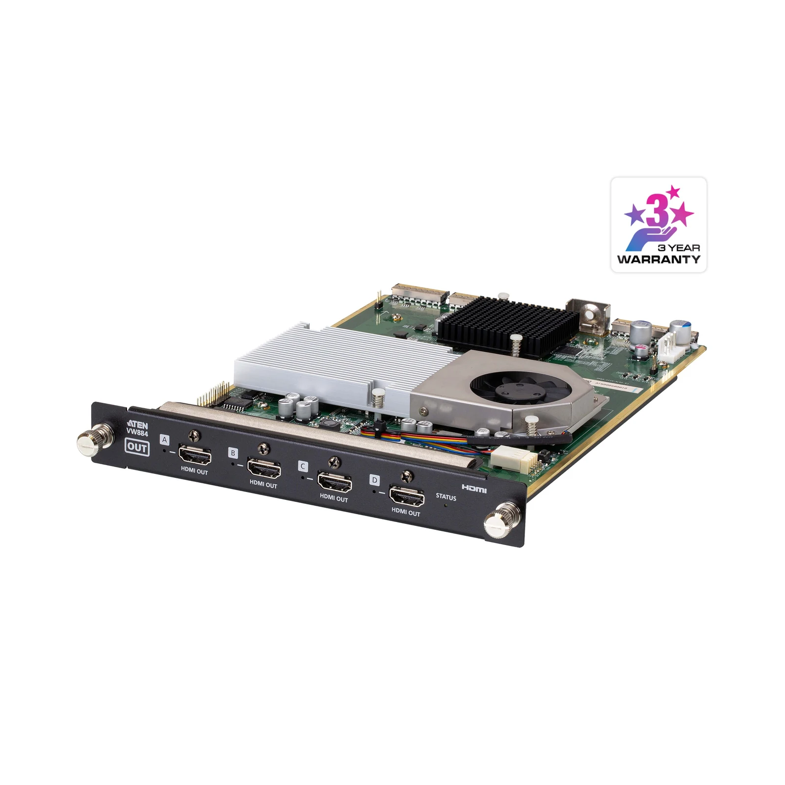 ATEN VW884 4-Port 4K HDMI Output Board for VW Series – TAA