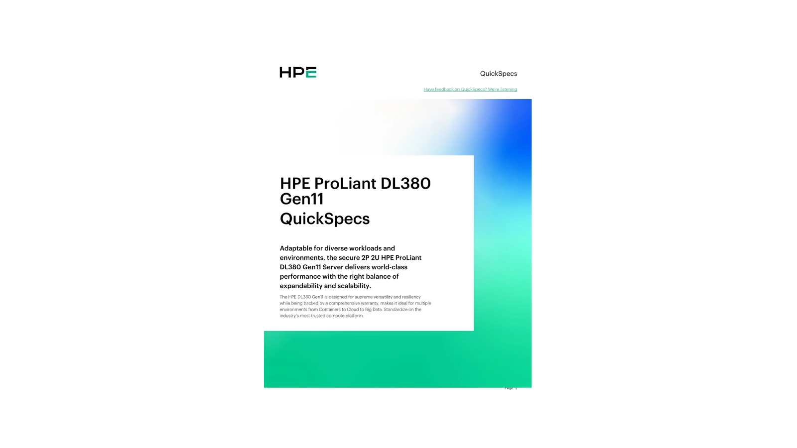HPE ProLiant DL380 Gen11 Server