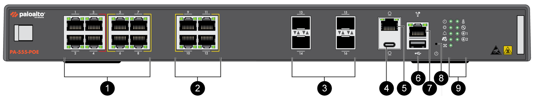 Palo Alto PA-555-POE Next-Generation Firewall